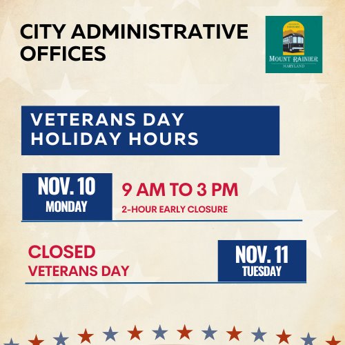 Veterans Day Holiday Hours