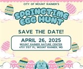 Springtime Egg Hunt Event, April 26, 2025