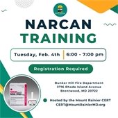 Mount Rainier CERT Narcan Training