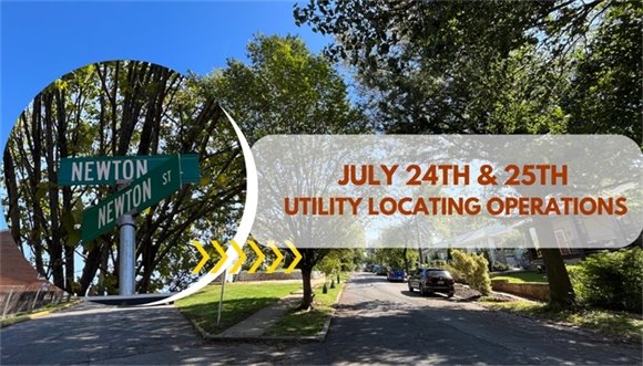 Notice for Newton Street July 24th & 25th