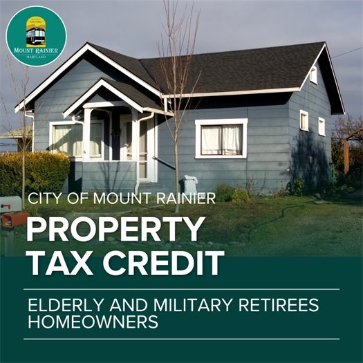 Property Tax Credit Mount Rainier Maryland