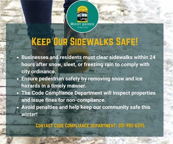 Keep our Sidewalks Clean