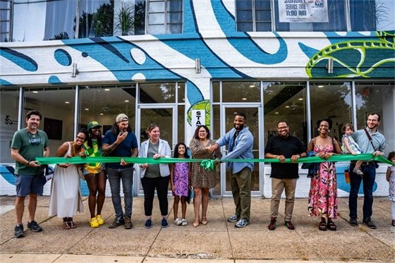 3510 Mural Ribbon Cutting Ceremony