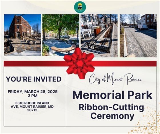 Memorial Park Ribbon Cutting Ceremony