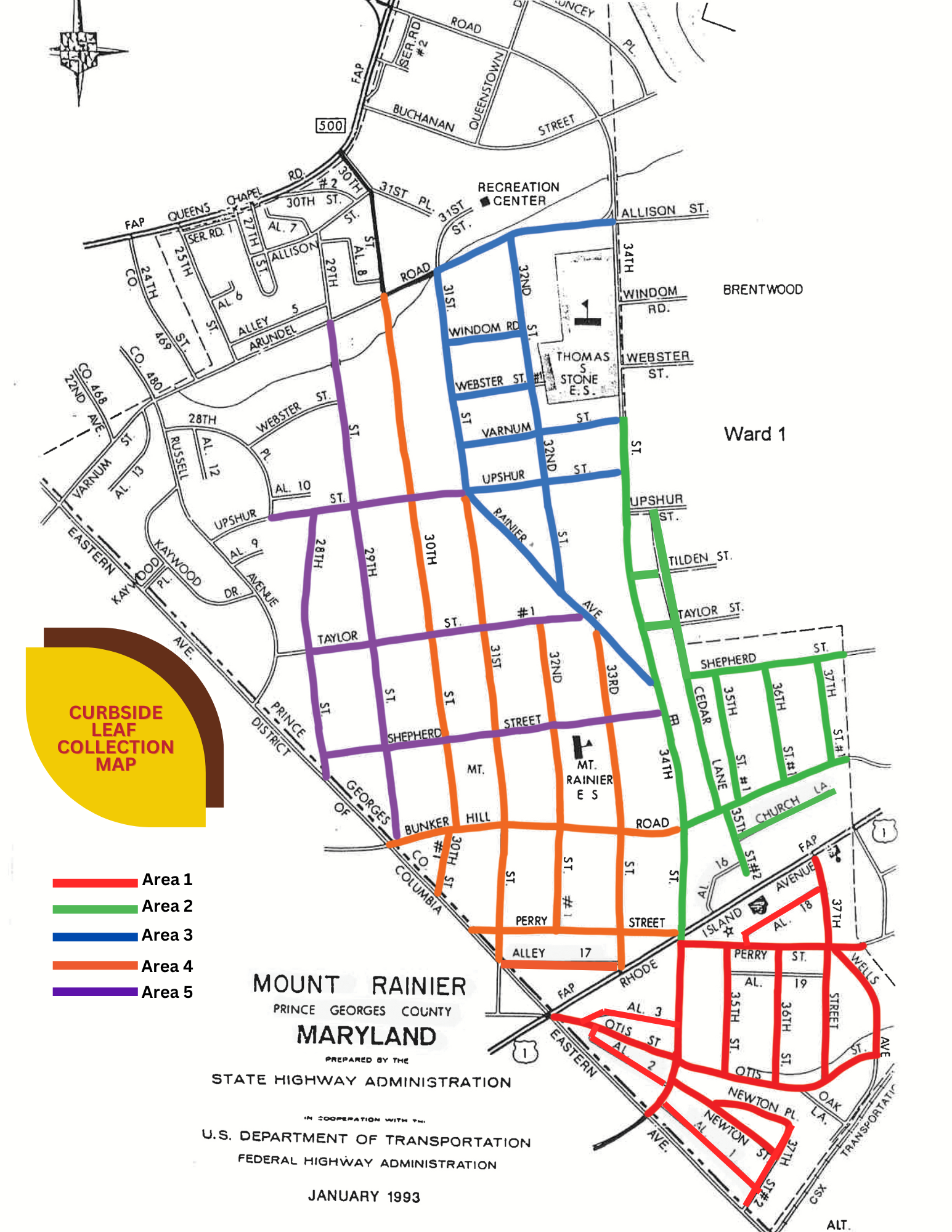 Curbside Leaf Collection 2024 Map