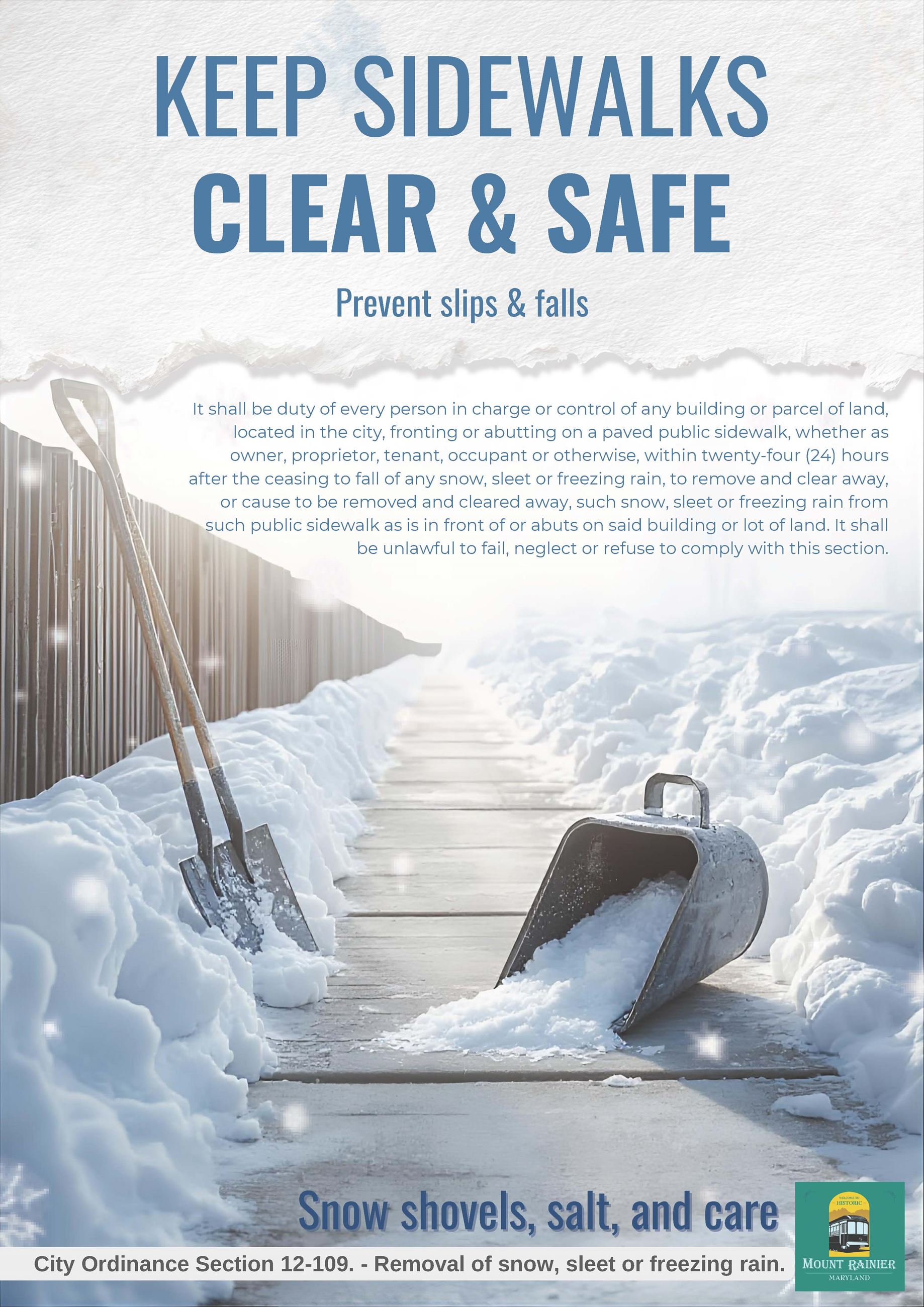 Sidewalk Care Code Compliance Department